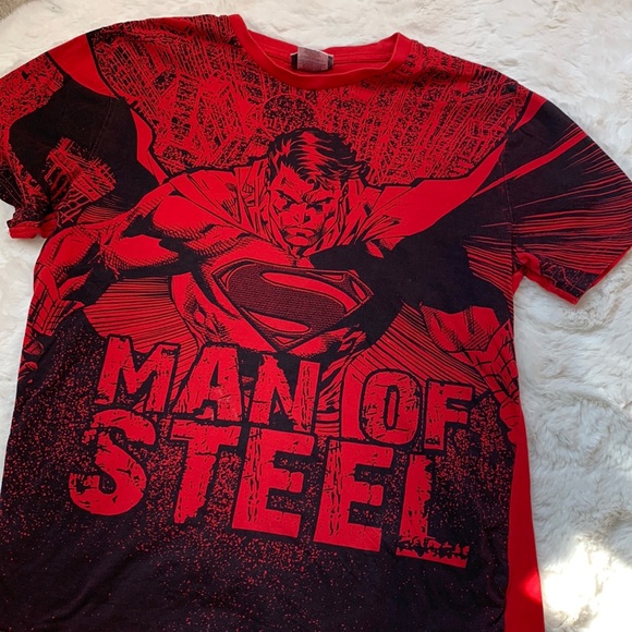 DC Comic Superman Man of steel T-shirt, Size S - Picture 3 of 5